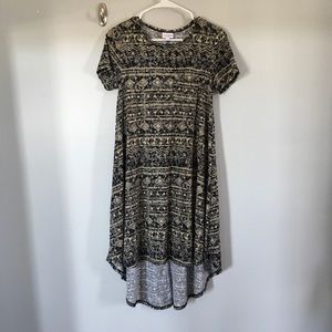 Tribal print Carly style dress.